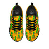 Buddha Alien Psychedelic Print Pattern Black Sneaker-grizzshop