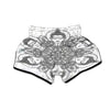 Buddha Face Ornate Mandala Print Muay Thai Boxing Shorts-grizzshop