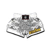 Buddha Face Ornate Mandala Print Muay Thai Boxing Shorts-grizzshop