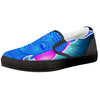 Buddha Psychedelic Print Black Slip On Shoes-grizzshop