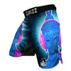 Buddha Psychedelic Print MMA Shorts-grizzshop