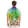 Buddha Reggae Print Men's Short Sleeve Shirts-grizzshop