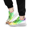 Buddha Reggae Print White Athletic Shoes-grizzshop