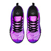 Buddha Teal And Purple Print Black Sneaker-grizzshop