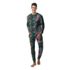 Buddha Tropical Print Pattern Men's Pajamas-grizzshop