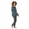 Buddha Tropical Print Pattern Women's Pajamas-grizzshop