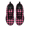 Buffalo Check Black And Pink Print Black Sneaker-grizzshop