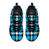 Buffalo Check Black And Turquoise Print Pattern Black Sneaker-grizzshop