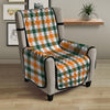 Buffalo Check St. Patrick's Day Print Pattern Armchair Protector-grizzshop