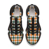 Buffalo Check St. Patrick's Day Print Pattern Black Gym Shoes-grizzshop