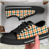 Buffalo Check St. Patrick's Day Print Pattern Black Low Top Shoes-grizzshop