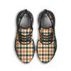 Buffalo Check St. Patrick's Day Print Pattern Black Running Shoes-grizzshop