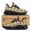 Buffalo Check St. Patrick's Day Print Pattern Black Running Shoes-grizzshop