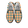 Buffalo Check St. Patrick's Day Print Pattern Black Slip On Shoes-grizzshop