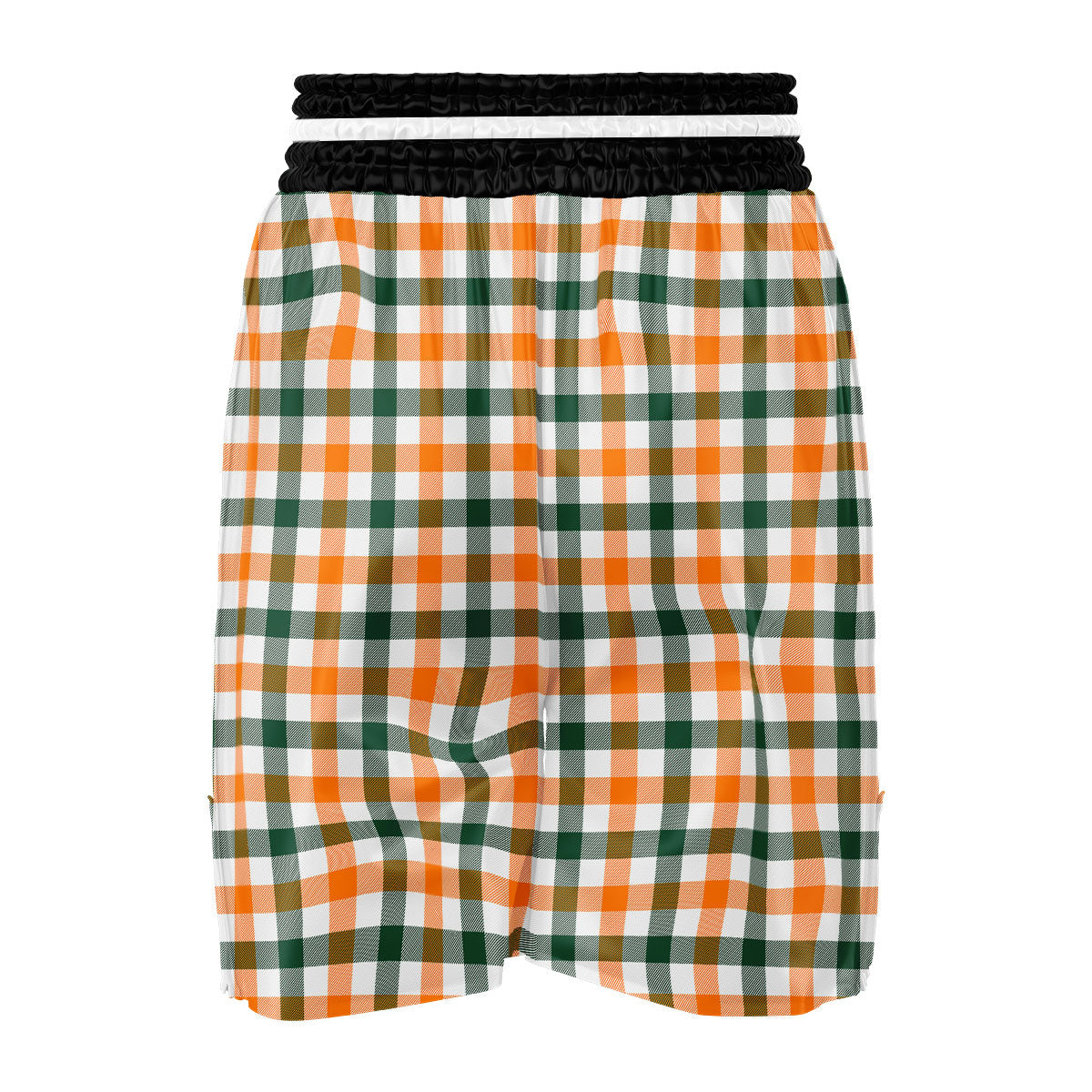 Buffalo Check St. Patrick's Day Print Pattern Boxing Shorts-grizzshop