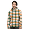 Buffalo Check St. Patrick's Day Print Pattern Men's Hoodie-grizzshop