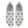 Buffalo Native Print Pattern White Athletic Shoes-grizzshop