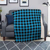 Buffalo Plaid Blue Print Blanket-grizzshop