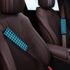 Buffalo Plaid Blue Print Seat Belt Cover-grizzshop