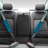 Buffalo Plaid Blue Print Seat Belt Cover-grizzshop