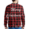 Buffalo Plaid Christmas Print Men's Sweatshirt-grizzshop