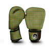 Buffalo Plaid Orange And Green Print Boxing Gloves-grizzshop