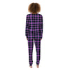 Buffalo Plaid Purple Print Pattern Women's Pajamas-grizzshop