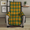 Buffalo Plaid Saint Patrick's Day Print Pattern Armchair Protector-grizzshop