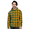 Buffalo Plaid Saint Patrick's Day Print Pattern Men's Hoodie-grizzshop