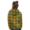 Buffalo Plaid Saint Patrick's Day Print Pattern Women's Hoodie-grizzshop