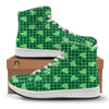 Buffalo Plaid St. Patrick's Day Print Pattern High Top Sneakers-grizzshop