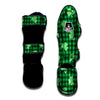 Buffalo Plaid St. Patrick's Day Print Pattern Muay Thai Shin Guards-grizzshop