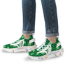 Buffalo Plaid St. Patrick's Day Print Pattern White Gym Shoes-grizzshop