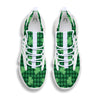 Buffalo Plaid St. Patrick's Day Print Pattern White Gym Shoes-grizzshop