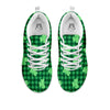 Buffalo Plaid St. Patrick's Day Print Pattern White Sneaker-grizzshop