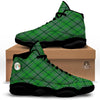 Buffalo St. Patrick's Day Print Pattern Black Basketball Shoes-grizzshop