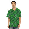 Buffalo St. Patrick's Day Print Pattern Men's Hawaiian Shirt-grizzshop