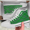 Buffalo St. Patrick's Day Print Pattern White High Top Shoes-grizzshop