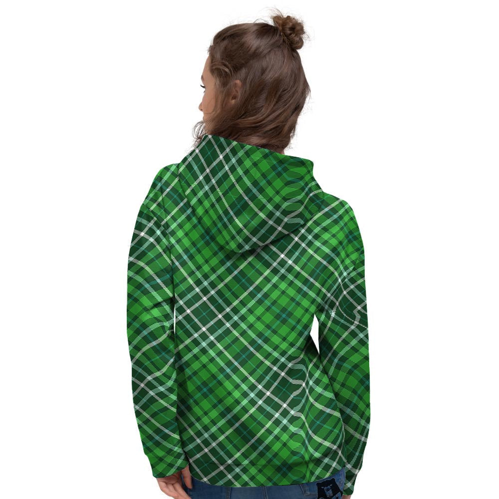 Buffalo St. Patrick's Day Print Pattern Women's Hoodie-grizzshop