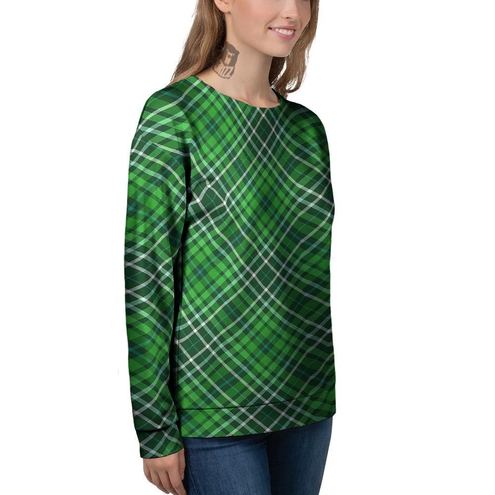 Buffalo St. Patrick's Day Print Pattern Women's Sweatshirt-grizzshop