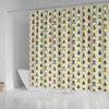 Bug Pattern Print Bathroom Shower Curtain-grizzshop