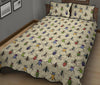 Bug Pattern Print Bed Set Quilt-grizzshop