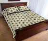 Bug Pattern Print Bed Set Quilt-grizzshop