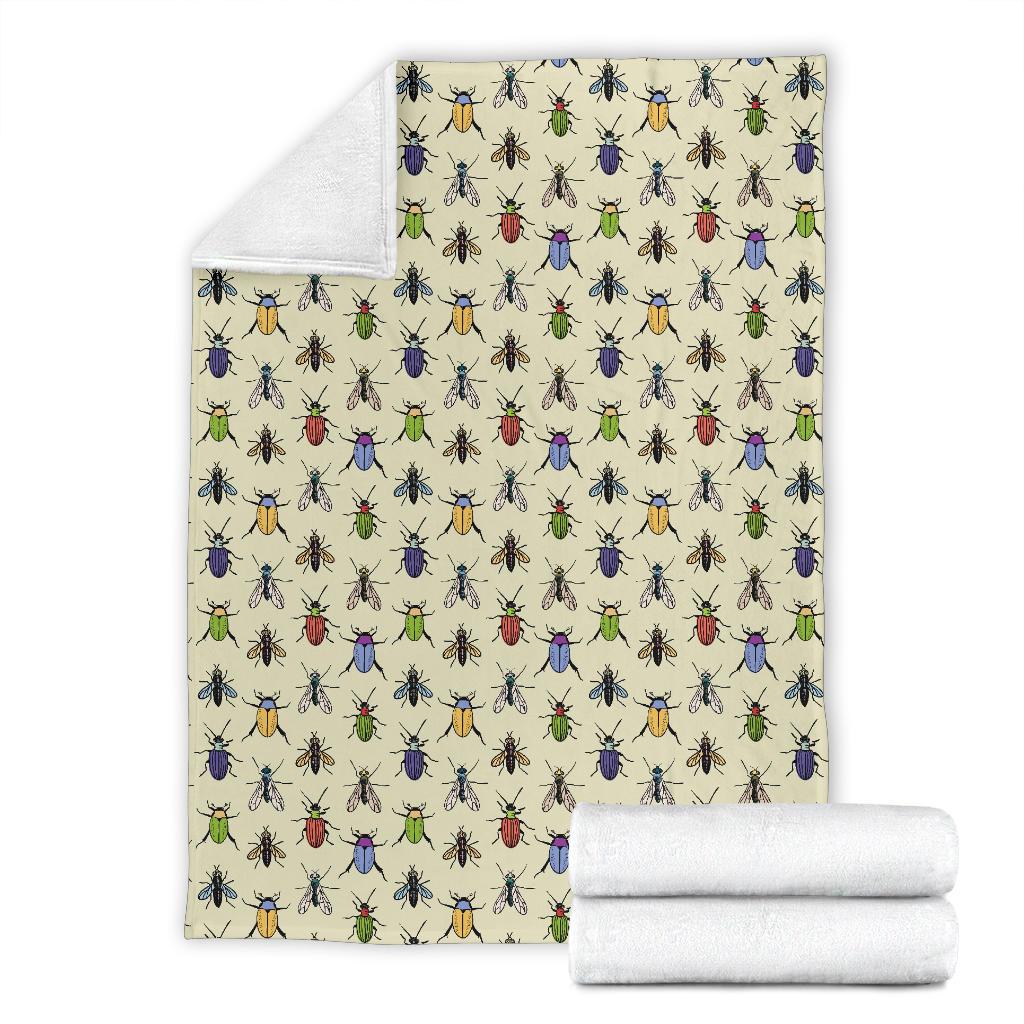 Bug Pattern Print Blanket-grizzshop