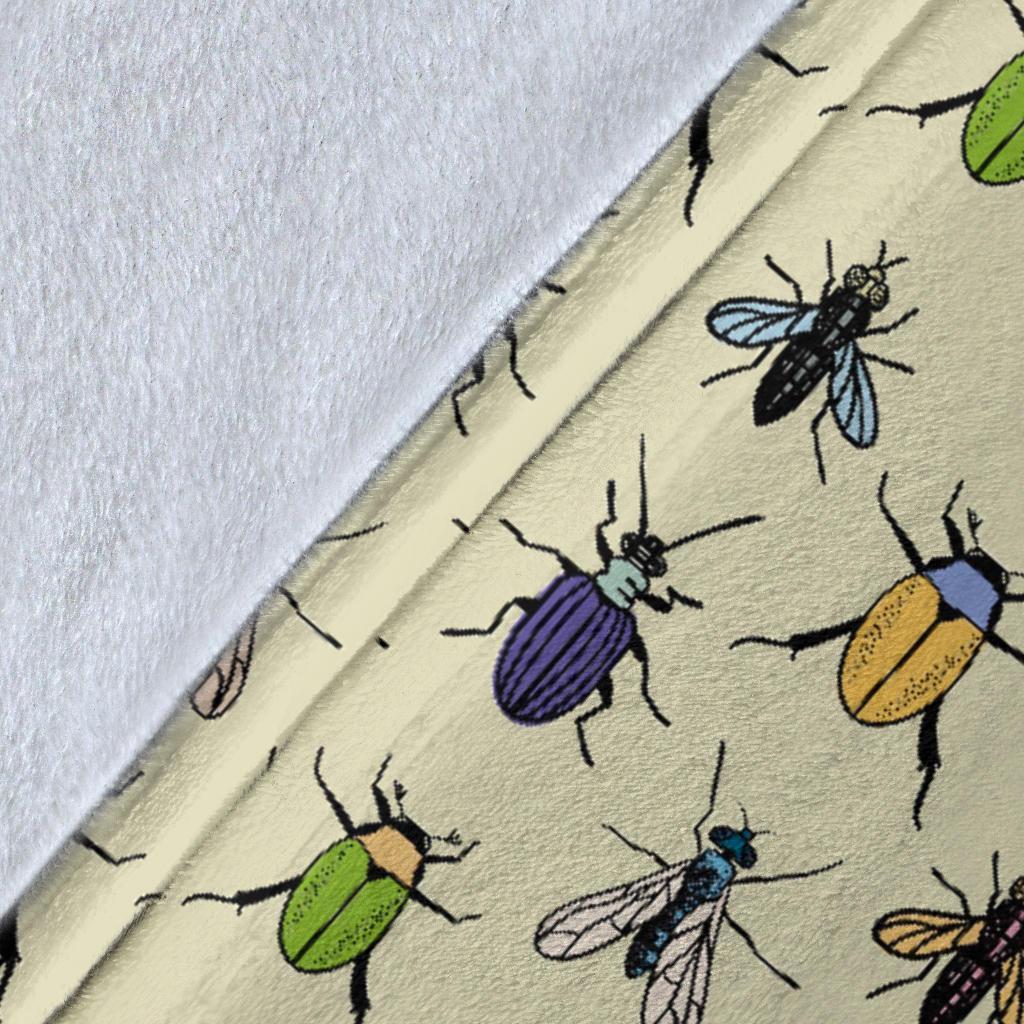 Bug Pattern Print Blanket-grizzshop