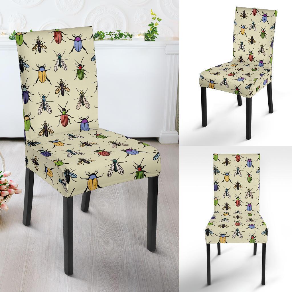 Bug Pattern Print Chair Cover-grizzshop