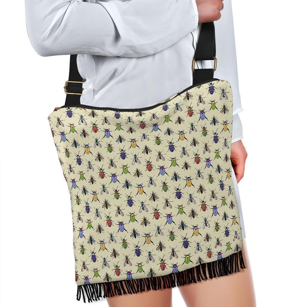 Bug Pattern Print Crossbody bags-grizzshop