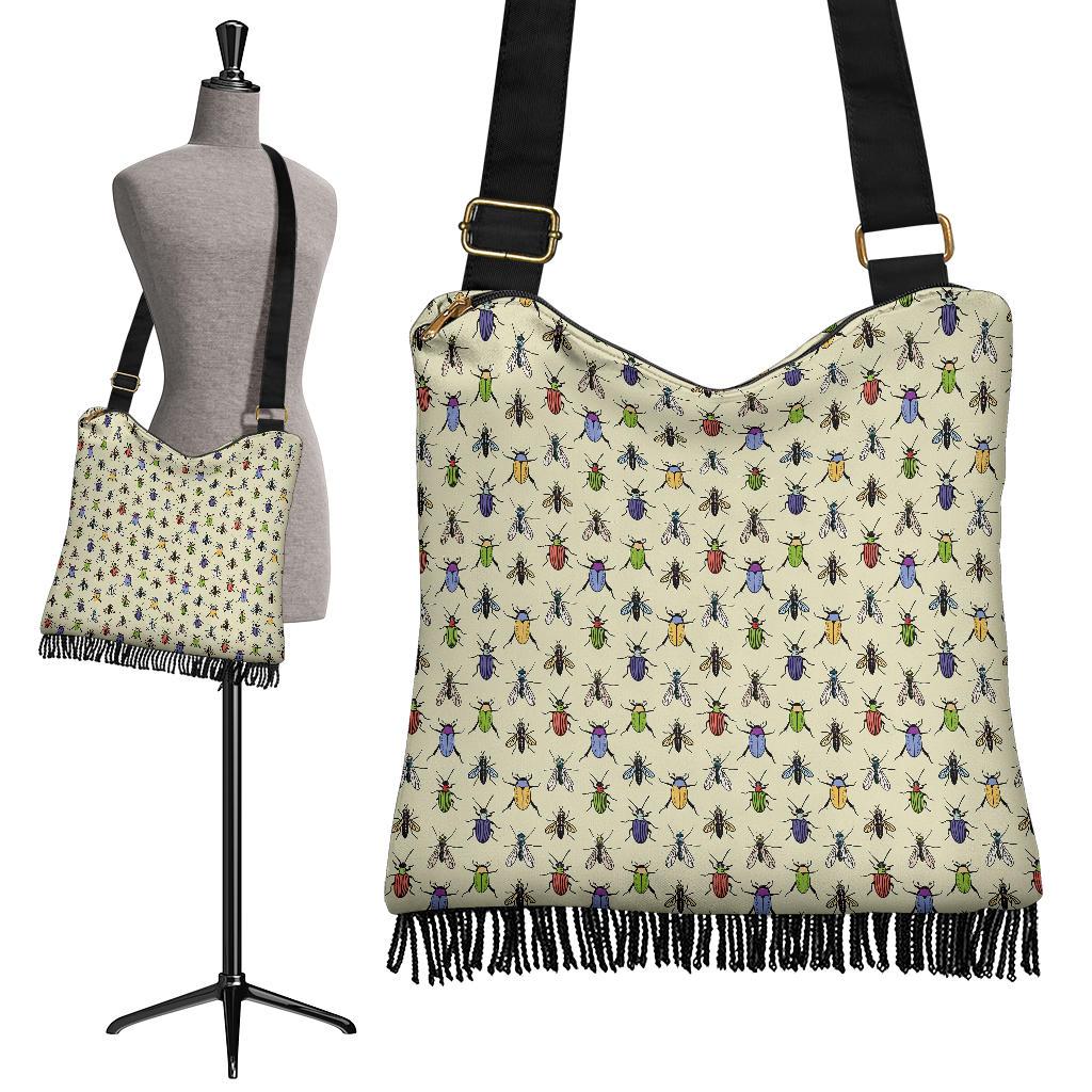 Bug Pattern Print Crossbody bags-grizzshop