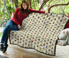 Bug Pattern Print Quilt-grizzshop