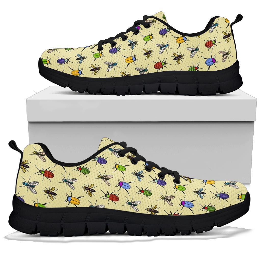 Bug Pattern Print Sneaker Shoes For Men Women-grizzshop